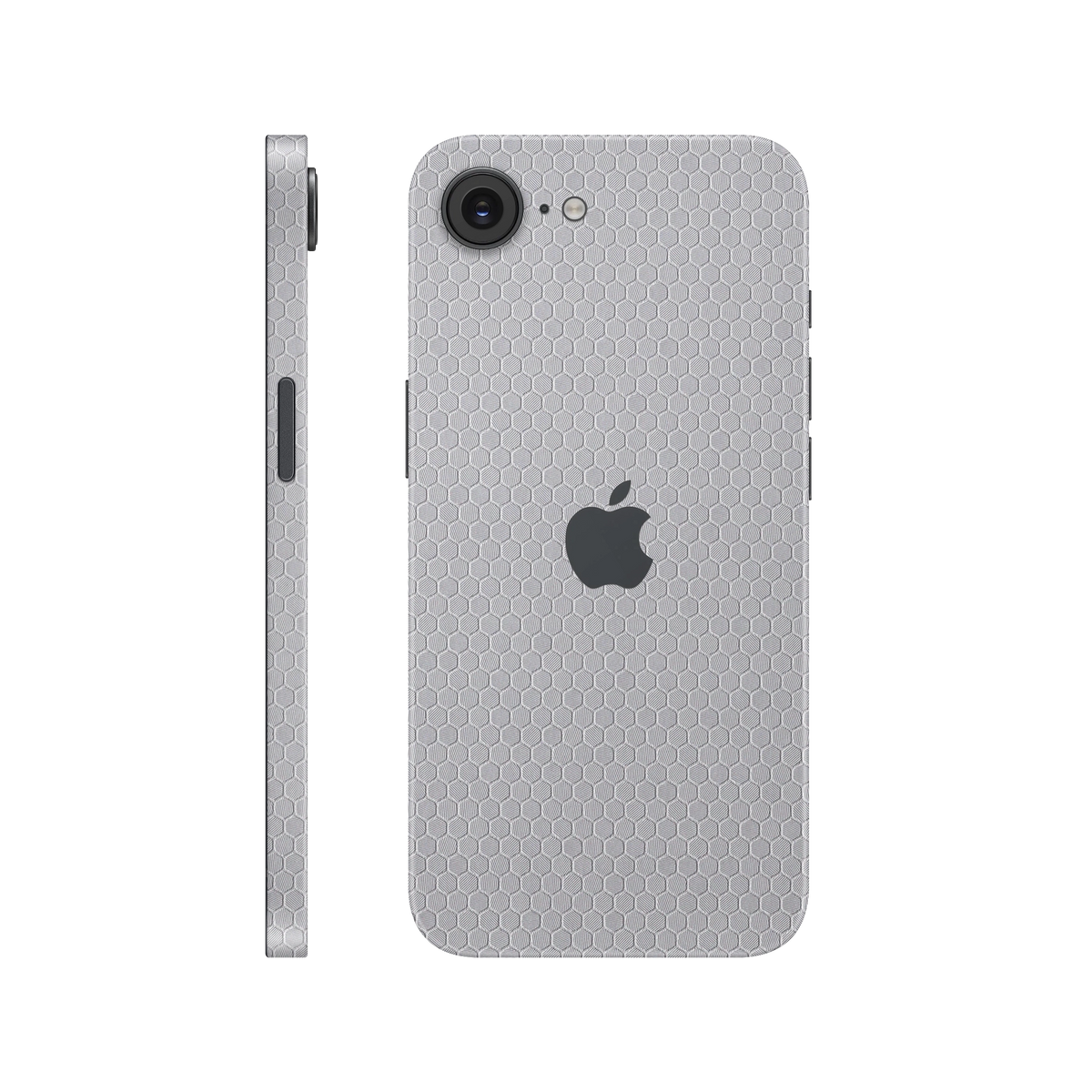 Folie de protectie pentru iPhone 16e, eSkins Elegans, Skin Honeycomb Gri