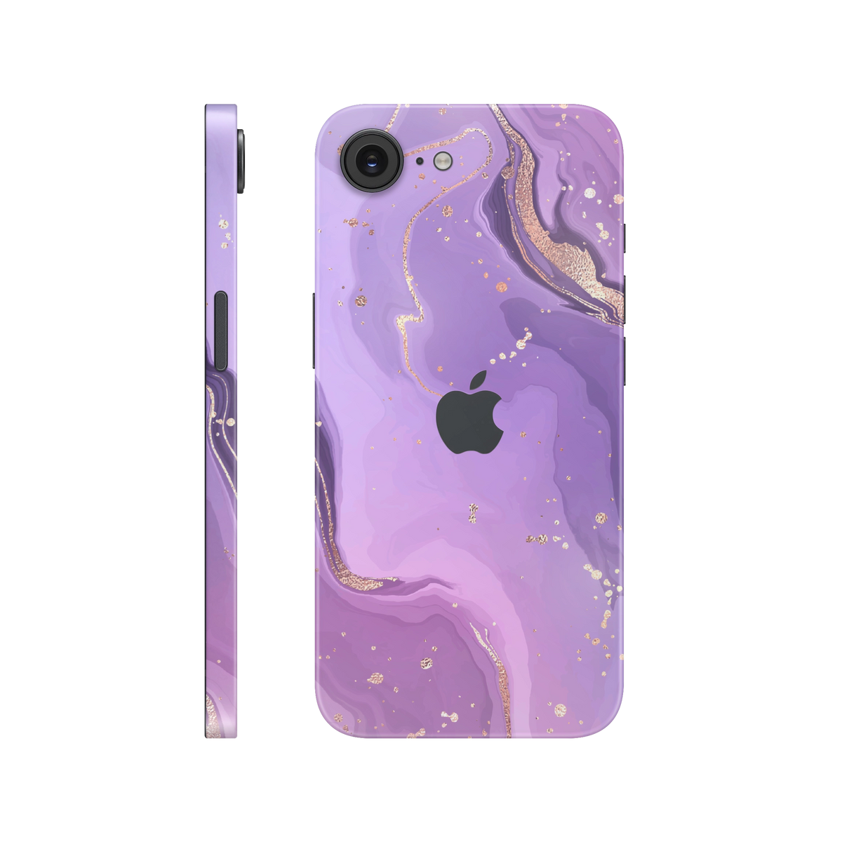 Folie de protectie pentru iPhone 16e, eSkins Signature, Skin Lavender Swirl