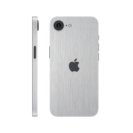 Folie de protectie pentru iPhone 16e, eSkins Elegans, Skin Metalic Gri