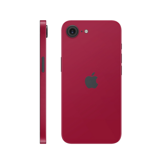 Folie de protectie pentru iPhone 16e, eSkins Unique, Skin Mat Rosu
