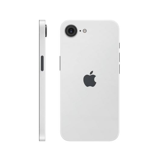 Folie de protectie pentru iPhone 16e, eSkins Unique, Skin Mat Alb