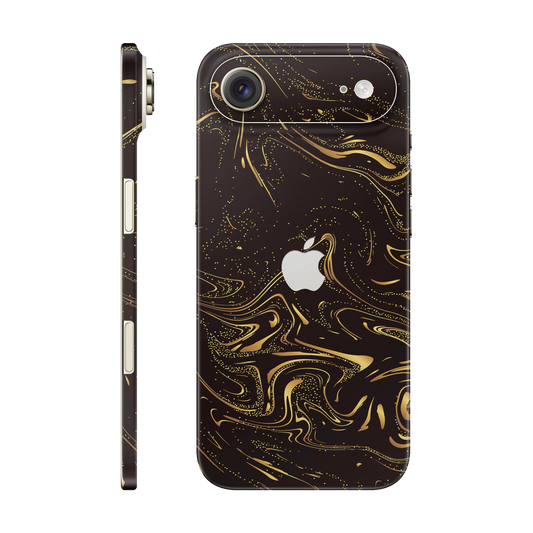 Folie de protectie pentru iPhone 17 Air, eSkins Signature, Skin Golden Noir