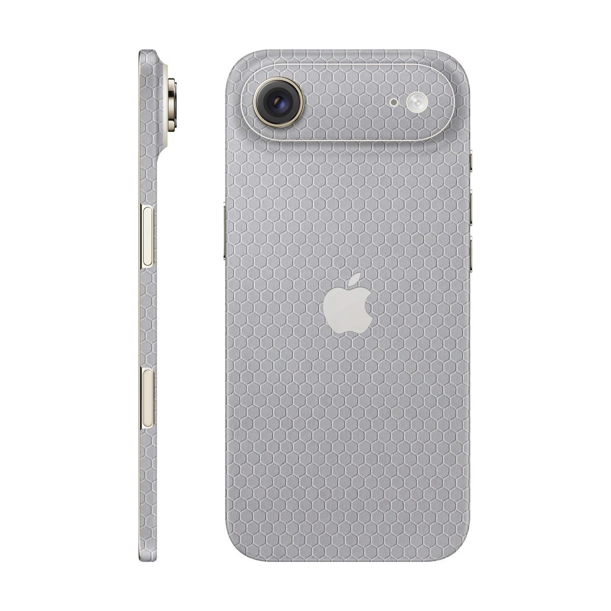 Folie de protectie pentru iPhone 17 Air, eSkins Elegans, Skin Honeycomb Gri
