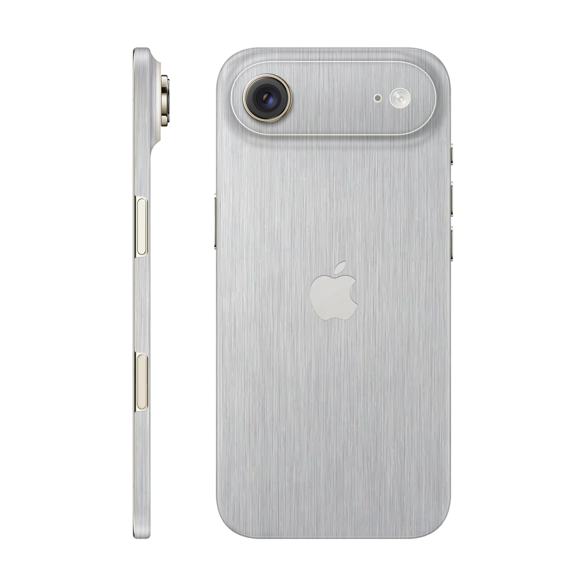 Folie de protectie pentru iPhone 17 Air, eSkins Elegans, Skin Metalic Gri