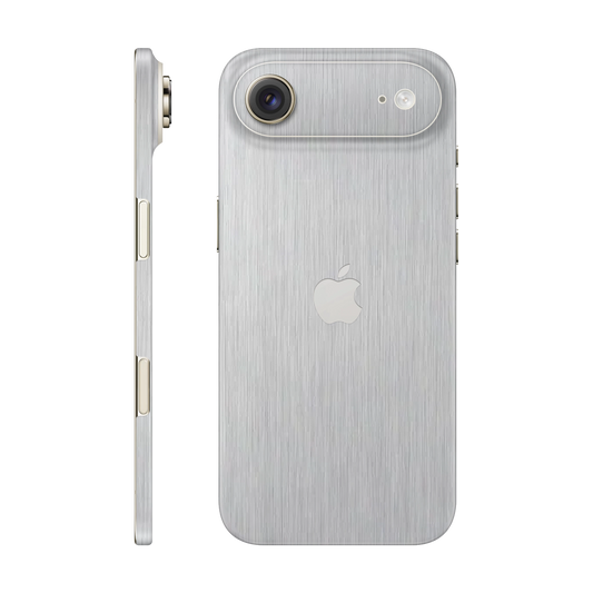 Folie de protectie pentru iPhone 17 Air, eSkins Elegans, Skin Metalic Gri