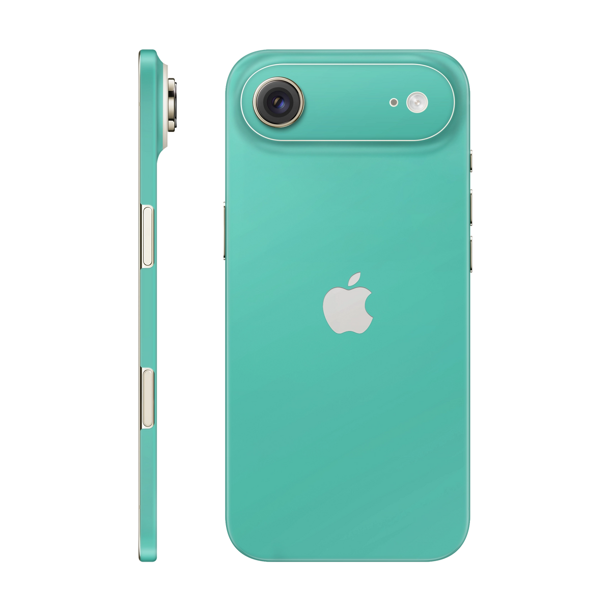 Folie de protectie pentru iPhone 17 Air, eSkins Unique, Skin Mat Verde Menta