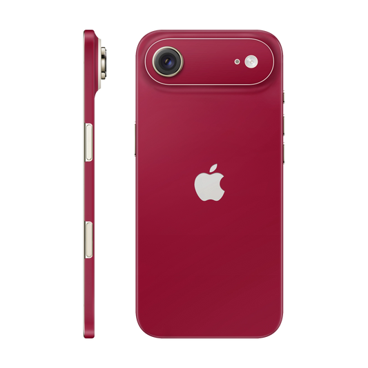 Folie de protectie pentru iPhone 17 Air, eSkins Unique, Skin Mat Rosu