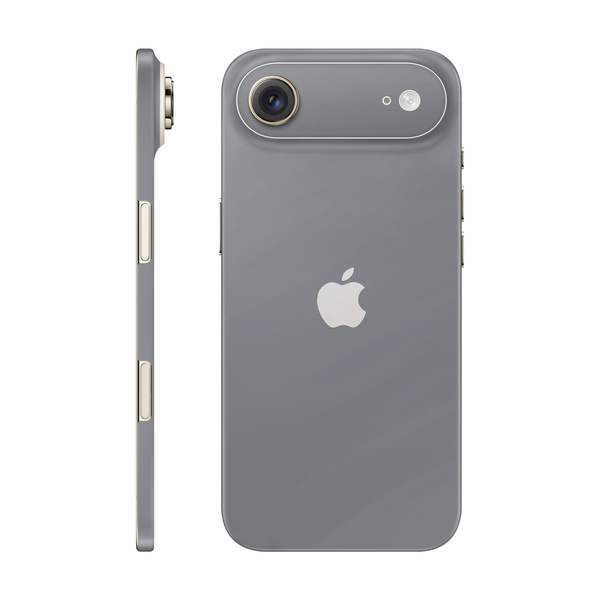 Folie de protectie pentru iPhone 17 Air, eSkins Unique, Skin Mat Gri
