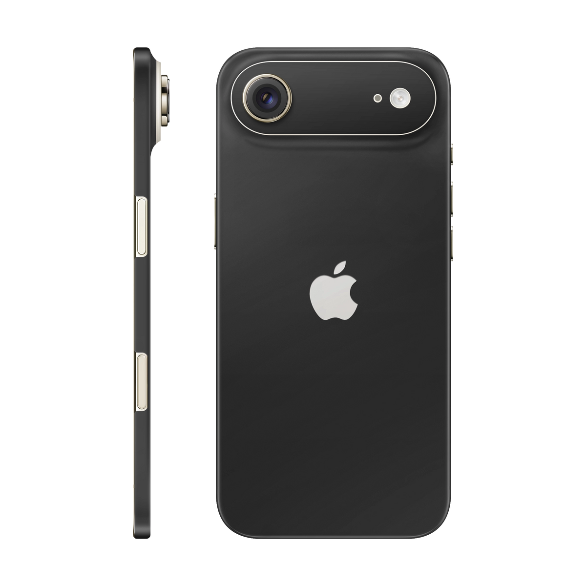 Folie de protectie pentru iPhone 17 Air, eSkins Unique, Skin Mat Negru