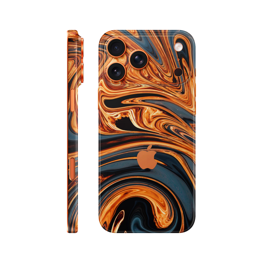 Folie de protectie pentru iPhone 17 Pro, eSkins Signature, Skin Amber Blaze