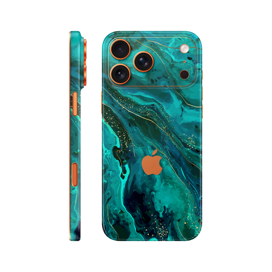 Folie de protectie pentru iPhone 17 Pro, eSkins Signature, Skin Celestial Lagoon