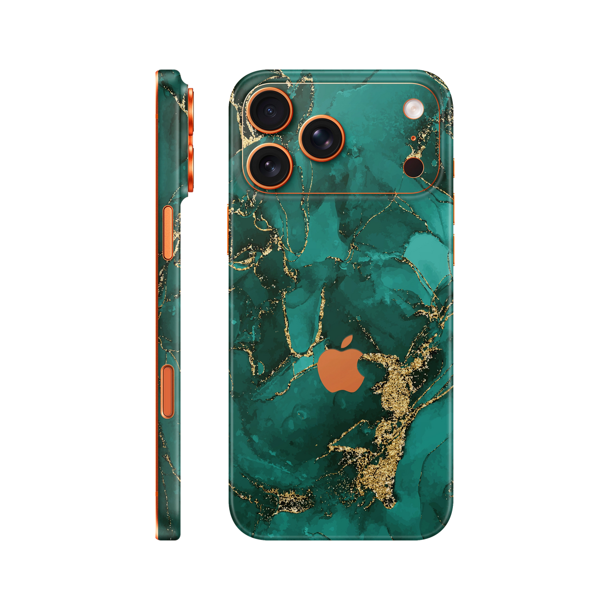 Folie de protectie pentru iPhone 17 Pro, eSkins Signature, Skin Ethereal Green