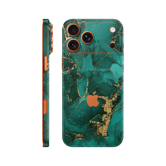 Folie de protectie pentru iPhone 17 Pro, eSkins Signature, Skin Ethereal Green