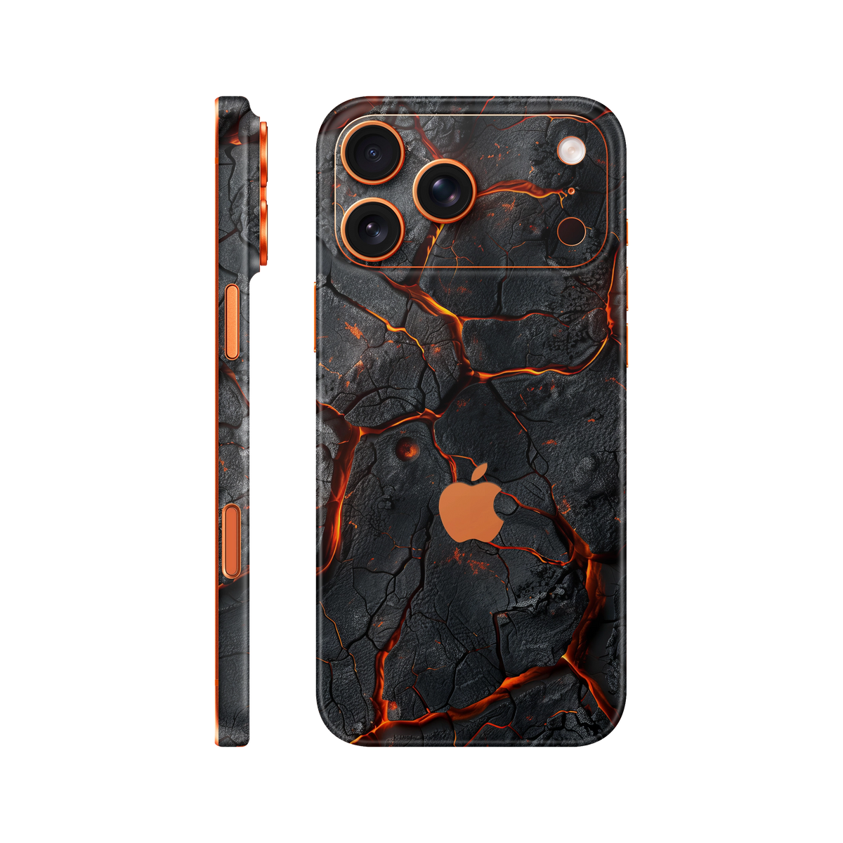 Folie de protectie pentru iPhone 17 Pro, eSkins Signature, Skin Inferno Crust