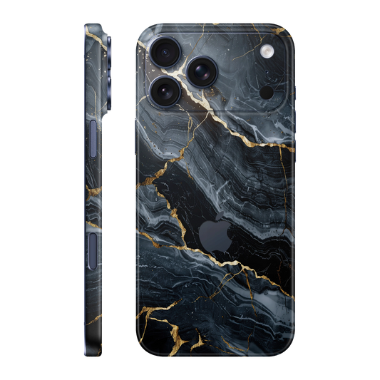 Folie de protectie pentru iPhone 17 Pro Max, eSkins Signature, Skin Gilded Abyss