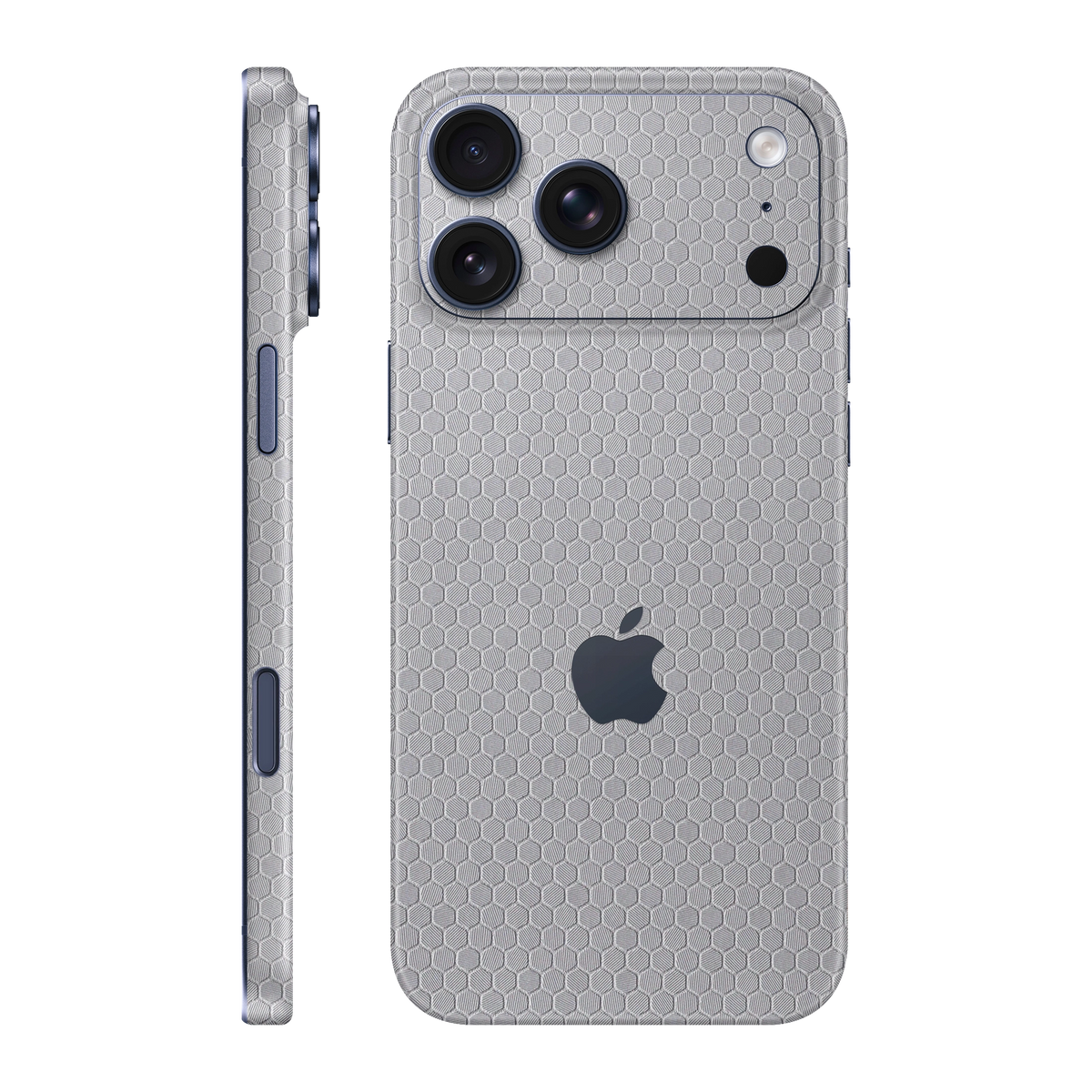 Folie de protectie pentru iPhone 17 Pro Max, eSkins Elegans, Skin Honeycomb Gri