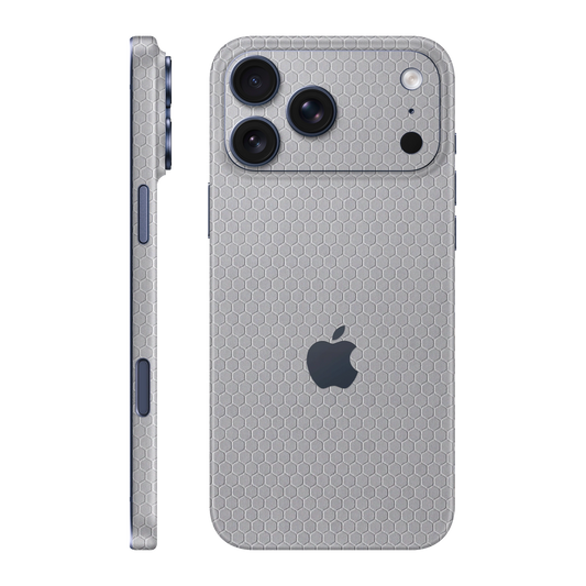 Folie de protectie pentru iPhone 17 Pro Max, eSkins Elegans, Skin Honeycomb Gri