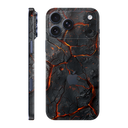 Folie de protectie pentru iPhone 17 Pro Max, eSkins Signature, Skin Inferno Crust