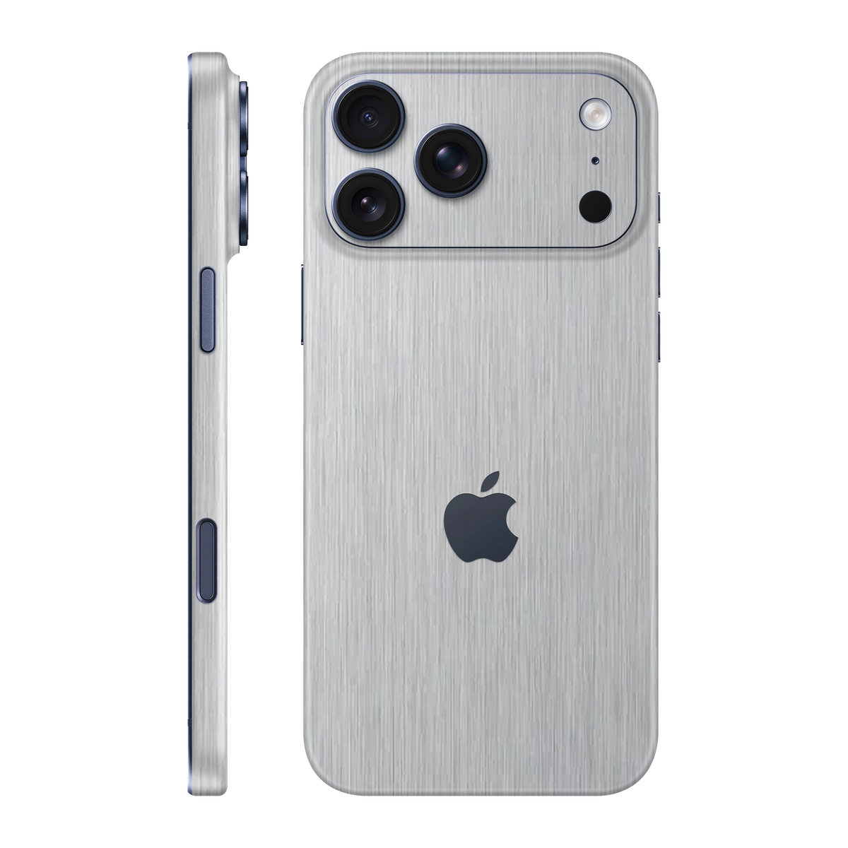 Folie de protectie pentru iPhone 17 Pro Max, eSkins Elegans, Skin Metalic Gri
