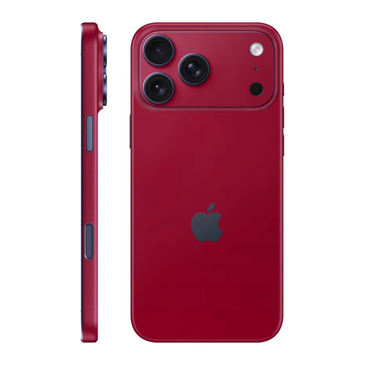 Folie de protectie pentru iPhone 17 Pro Max, eSkins Unique, Skin Mat Rosu