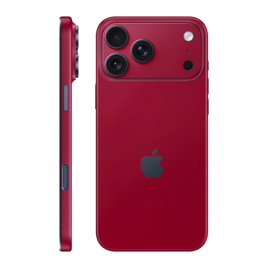 Folie de protectie pentru iPhone 17 Pro Max, eSkins Unique, Skin Mat Rosu