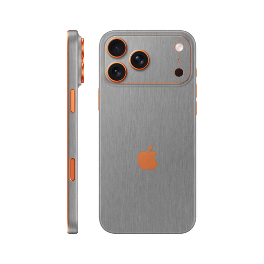Folie de protectie pentru iPhone 17 Pro, eSkins Elegans, Skin Metalic Grafit