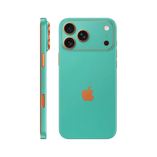 Folie de protectie pentru iPhone 17 Pro, eSkins Unique, Skin Mat Verde Menta
