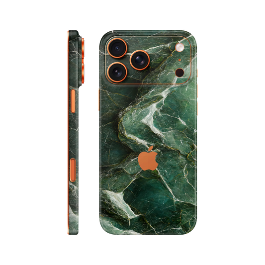 Folie de protectie pentru iPhone 17 Pro, eSkins Signature, Skin Mystic Emerald