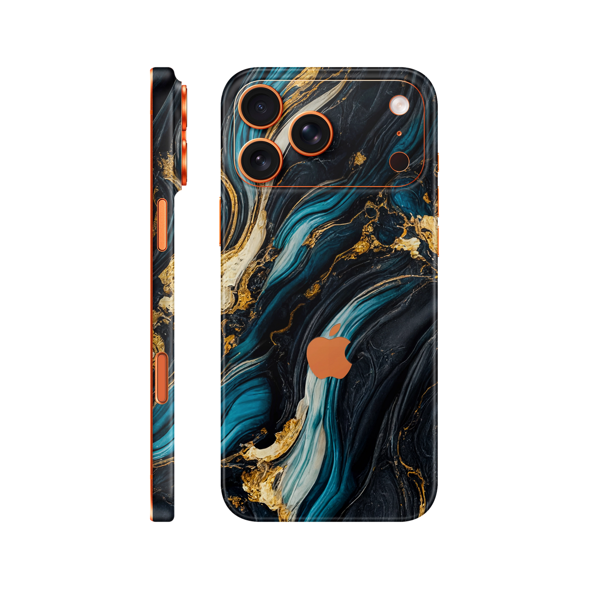 Folie de protectie pentru iPhone 17 Pro, eSkins Signature, Skin Mystic Ocean