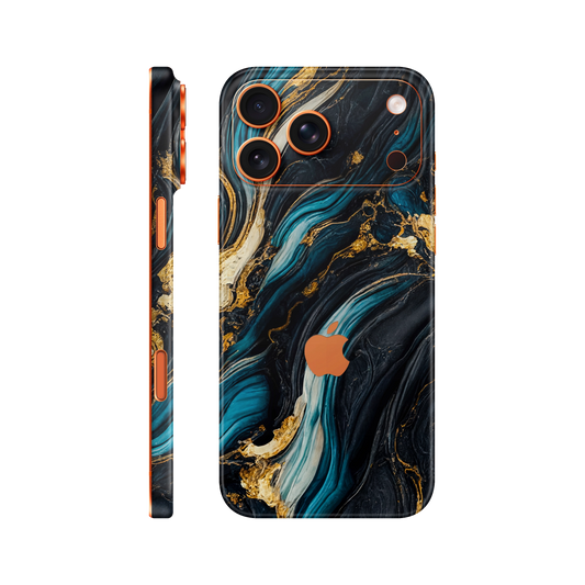 Folie de protectie pentru iPhone 17 Pro, eSkins Signature, Skin Mystic Ocean