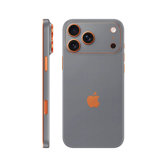 Folie de protectie pentru iPhone 17 Pro, eSkins Unique, Skin Mat Gri