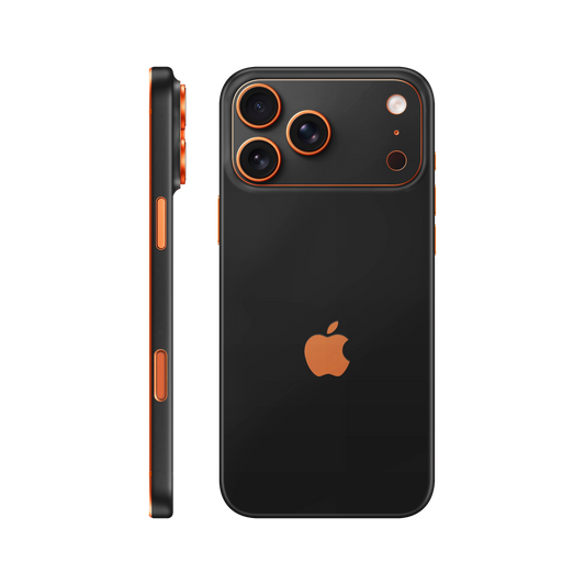 Folie de protectie pentru iPhone 17 Pro, eSkins Unique, Skin Mat Negru