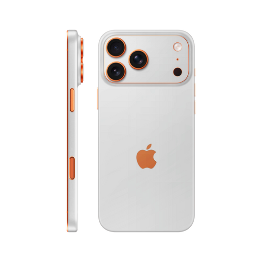 Folie de protectie pentru iPhone 17 Pro, eSkins Unique, Skin Mat Alb