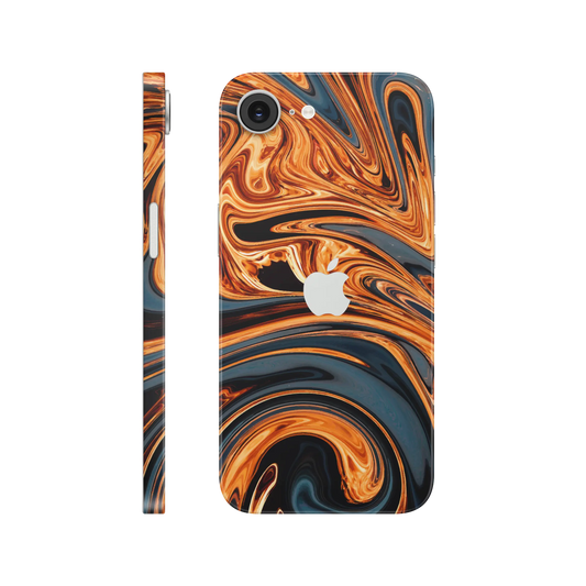 Folie de protectie iPhone 17e, eSkins Signature, Skin Amber Blaze
