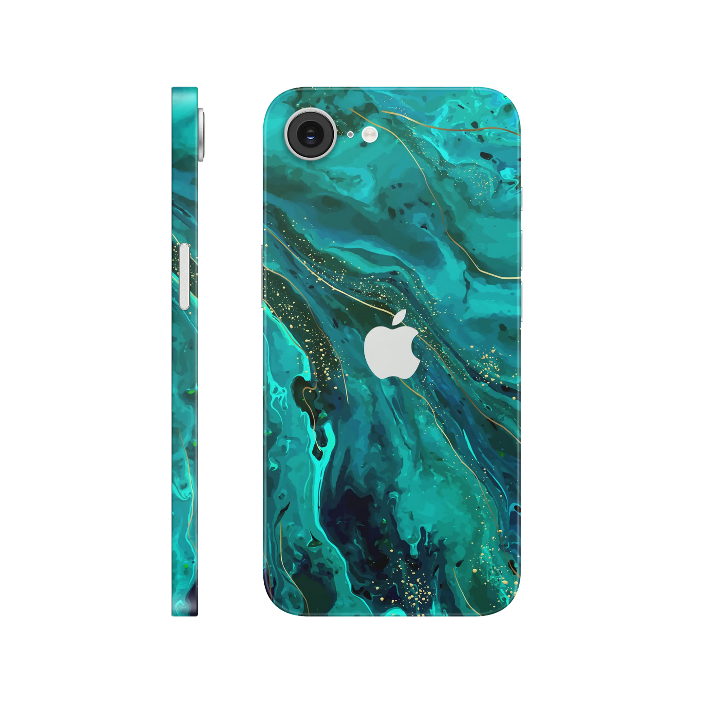 Folie de protectie iPhone 17e, eSkins Signature, Skin Celestial Lagoon