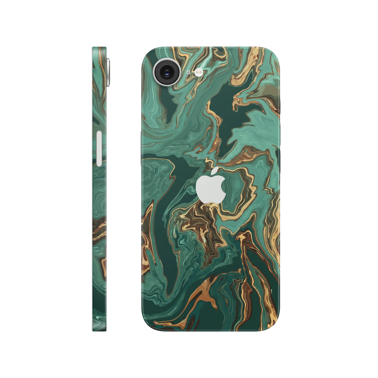 Folie de protectie iPhone 17e, eSkins Signature, Skin Emerald Flow