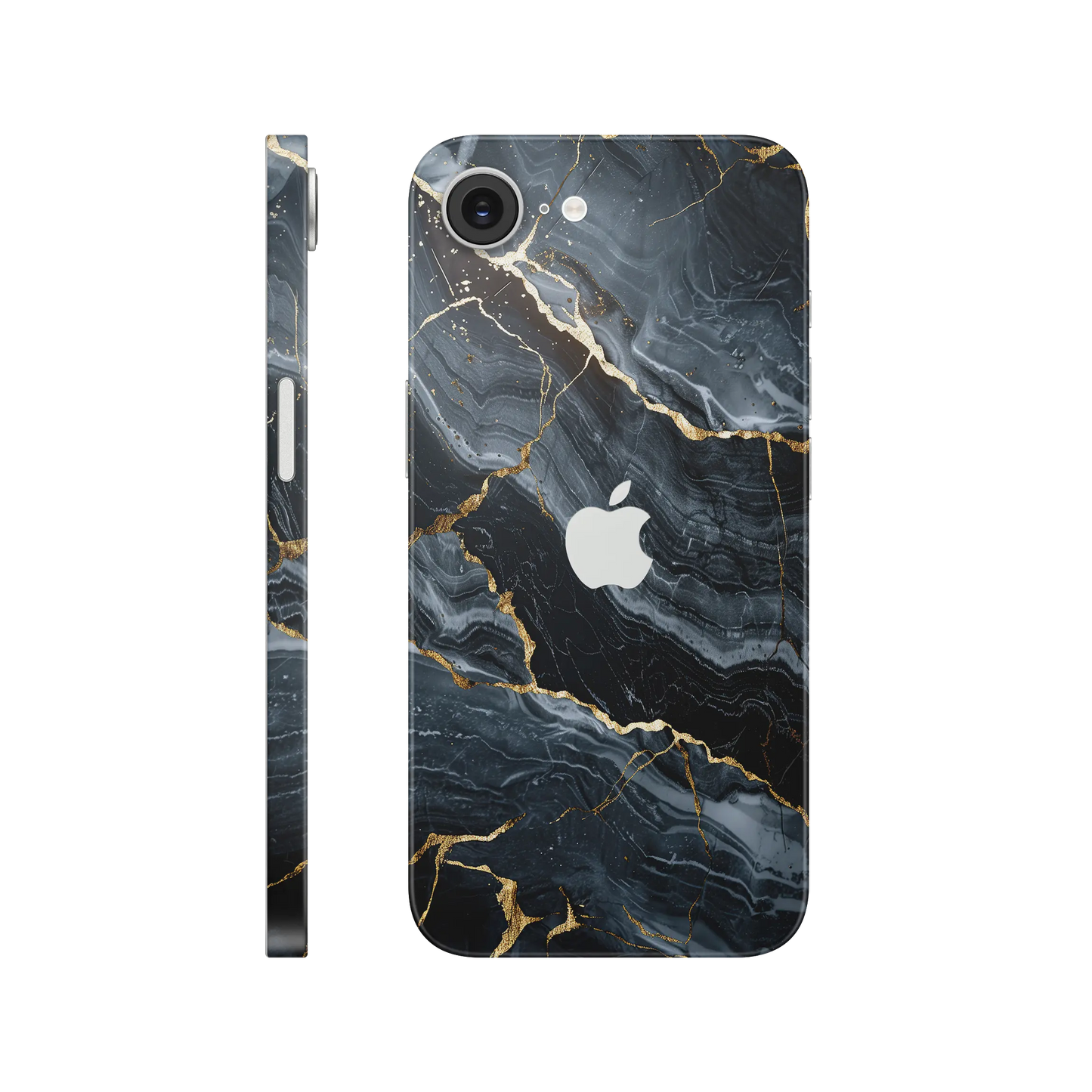 Folie de protectie iPhone 17e, eSkins Signature, Skin Gilded Abyss