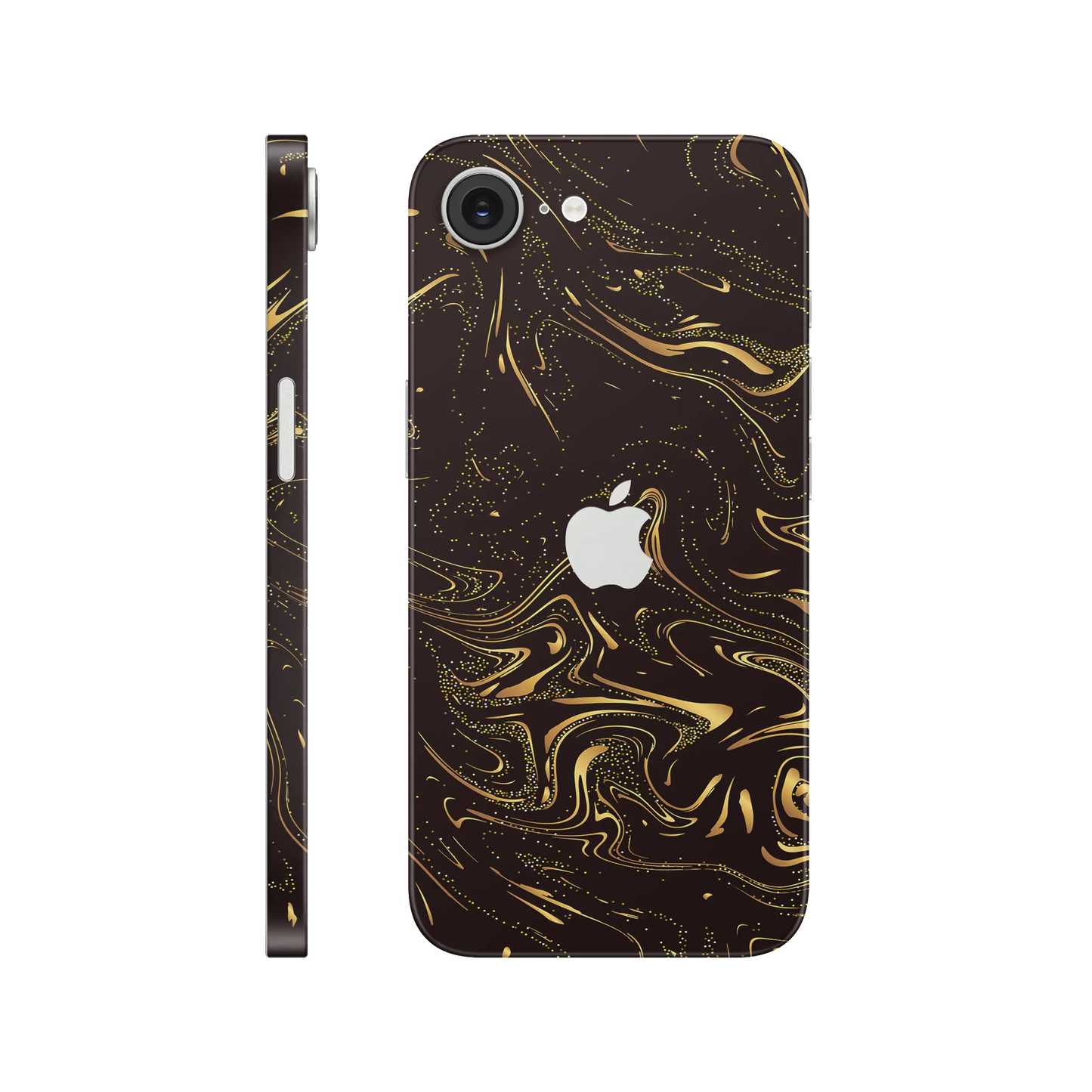 Folie de protectie iPhone 17e, eSkins Signature, Golden Noir