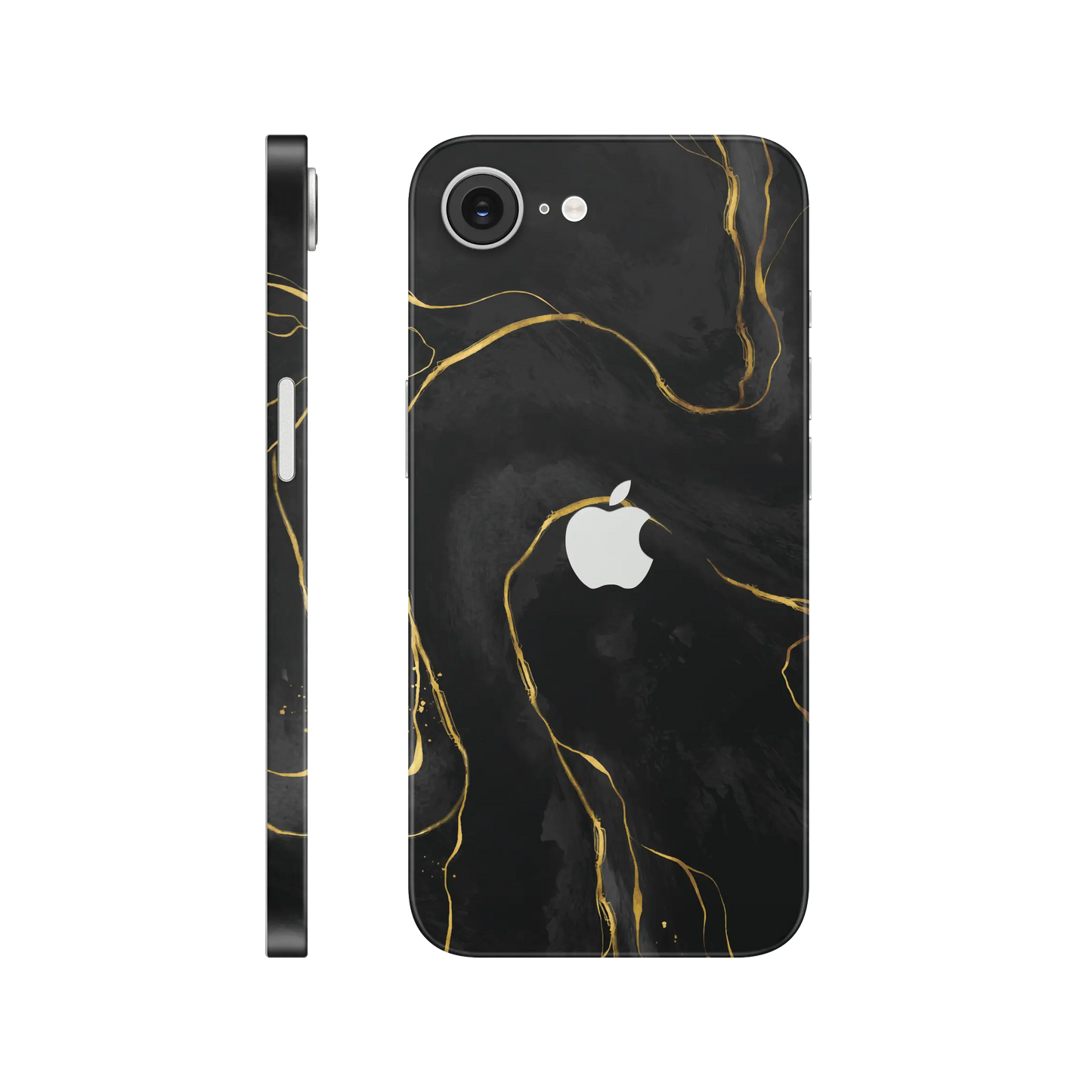 Folie de protectie iPhone 17e, eSkins Signature, Skin Golden Onyx