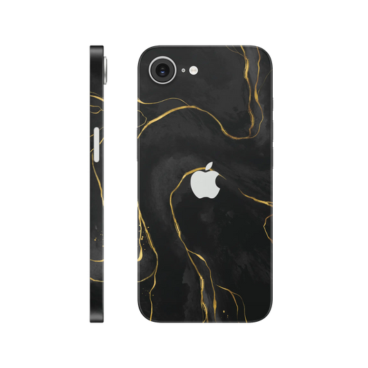 Folie de protectie iPhone 17e, eSkins Signature, Skin Golden Onyx