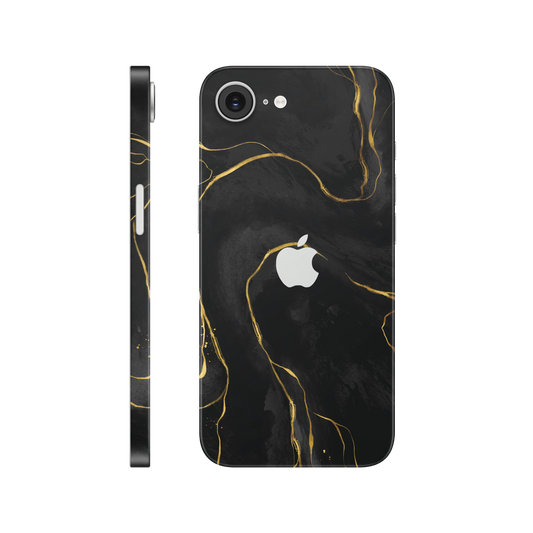 Folie de protectie pentru iPhone 17e, eSkins Signature, Skin Golden Onyx