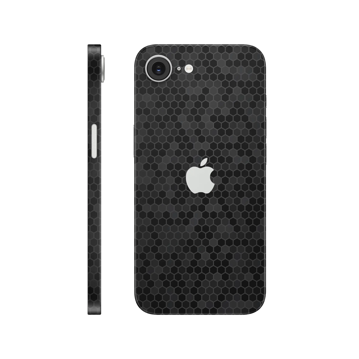 Folie de protectie iPhone 17e, eSkins Elegans, Skin Honeycomb Negru