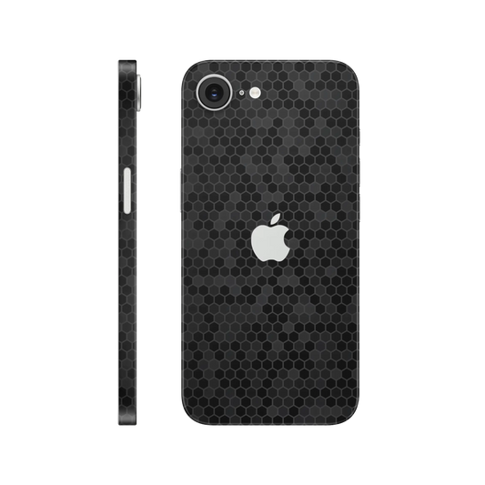 Folie de protectie iPhone 17e, eSkins Elegans, Skin Honeycomb Negru