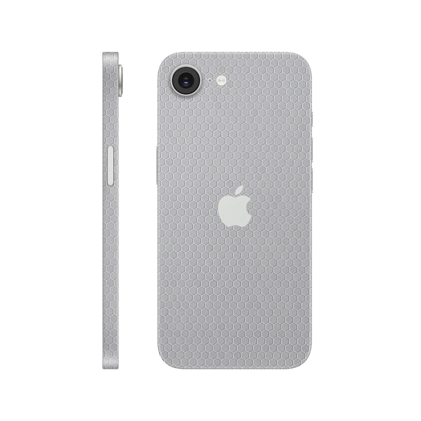 Folie de protectie iPhone 17e, eSkins Elegans, Skin Honeycomb Gri