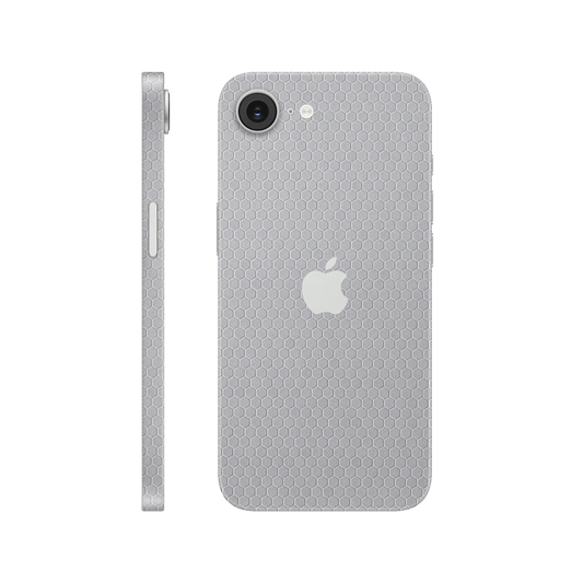 Folie de protectie iPhone 17e, eSkins Elegans, Skin Honeycomb Gri