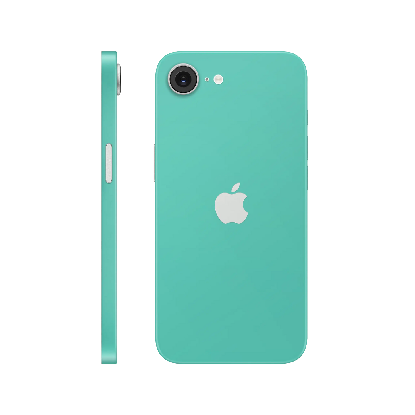 Folie de protectie iPhone 17e, eSkins Unique, Skin Mat Verde Menta