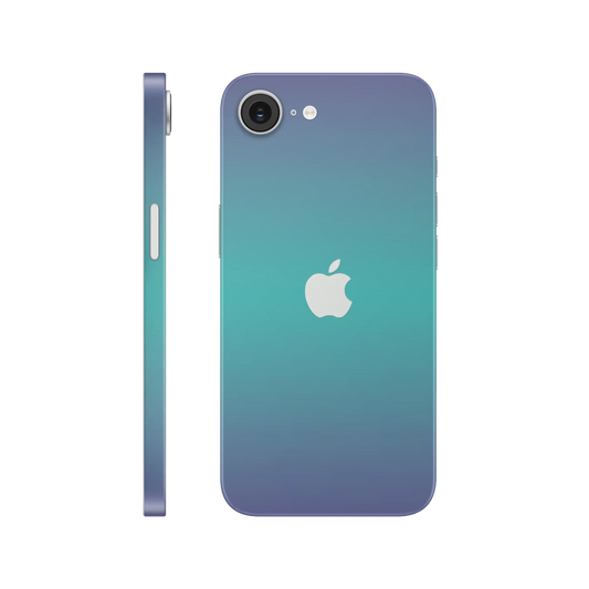 Folie de protectie iPhone 17e, eSkins Unique, Skin Cameleon Turcoaz-Lavanda