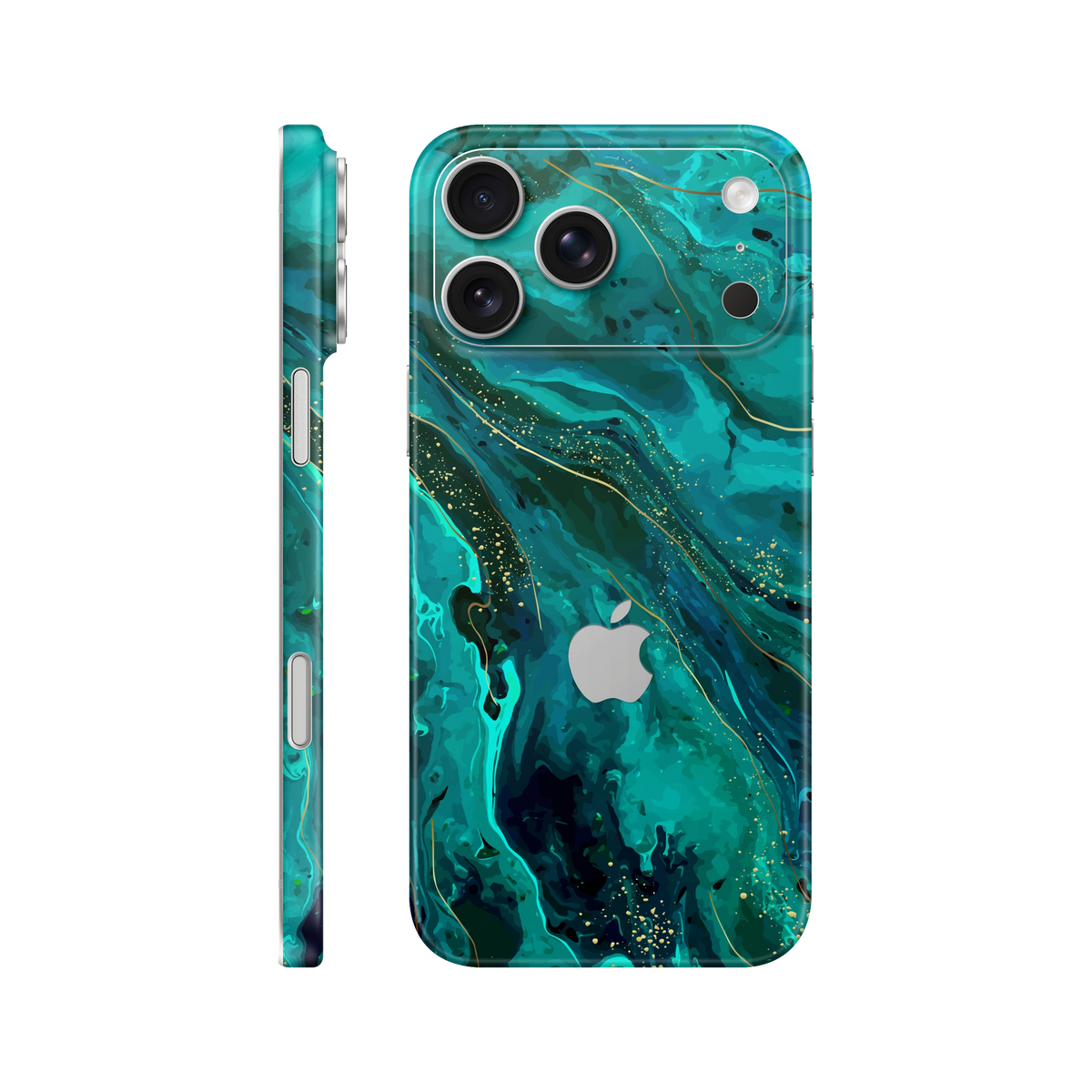 Folie de protectie pentru iPhone 18 Pro, eSkins Signature, Skin Celestial Lagoon