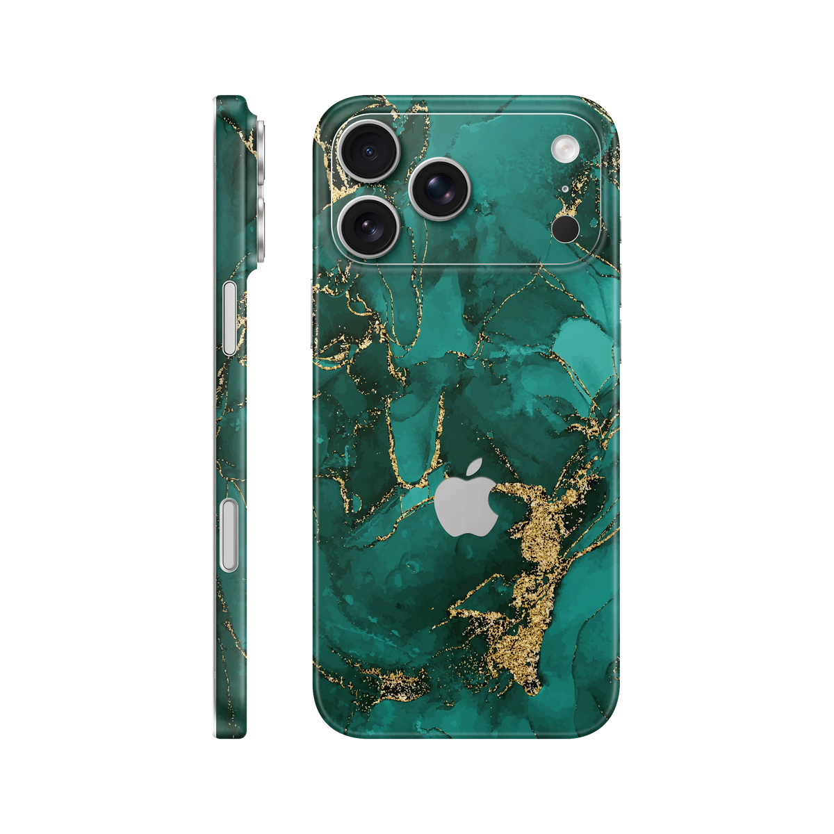 Folie de protectie pentru iPhone 18 Pro, eSkins Signature, Skin Ethereal Green