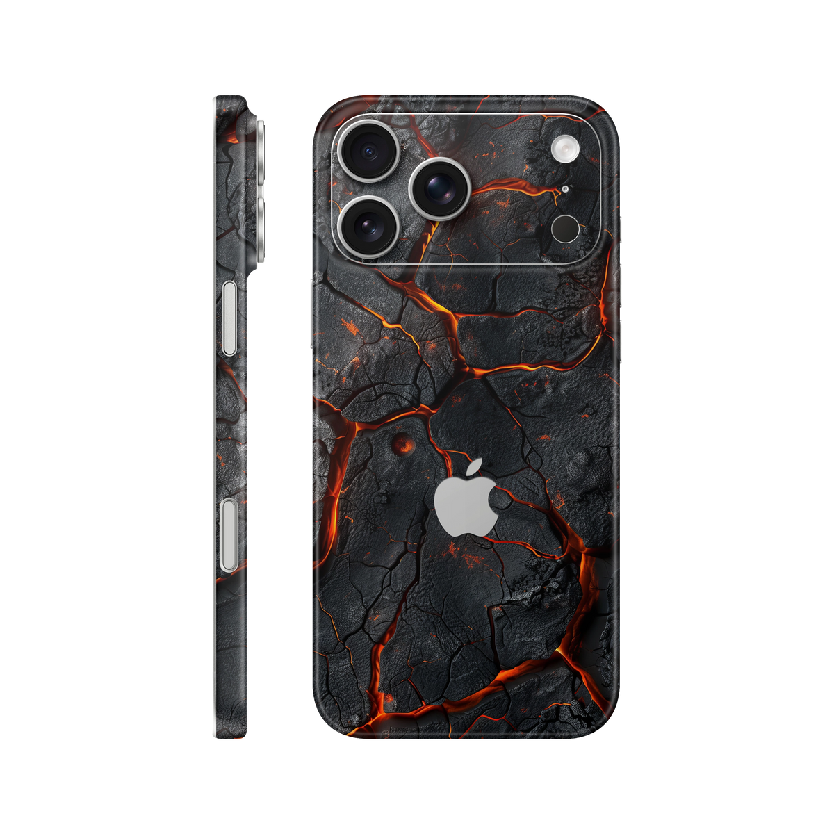 Folie de protectie pentru iPhone 18 Pro, eSkins Signature, Skin Inferno Crust